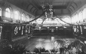 The Ballroom decorated For Harvest Festival, circa, 1914